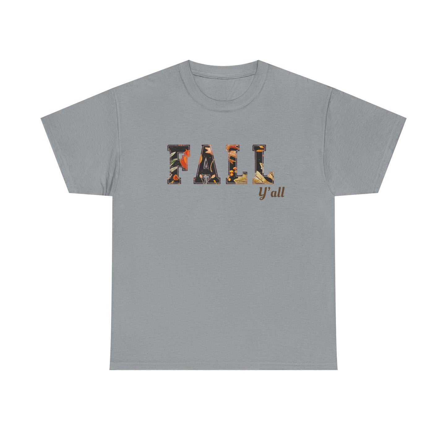 Autumn Vibes Unisex Heavy Cotton Tee - Fall Y'all Shirt, Casual Wear, Seasonal Tee