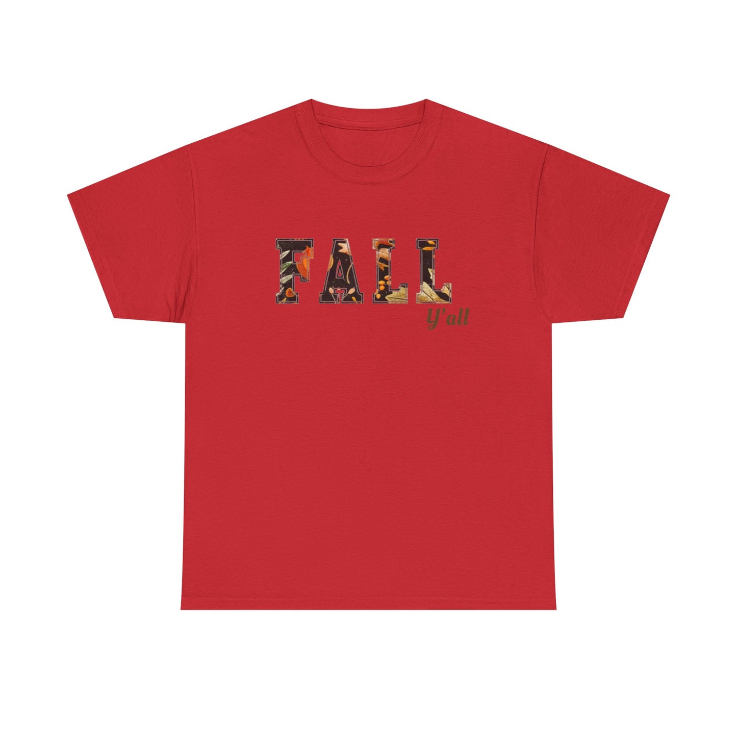 Autumn Vibes Unisex Heavy Cotton Tee - Fall Y'all Shirt, Casual Wear, Seasonal Tee