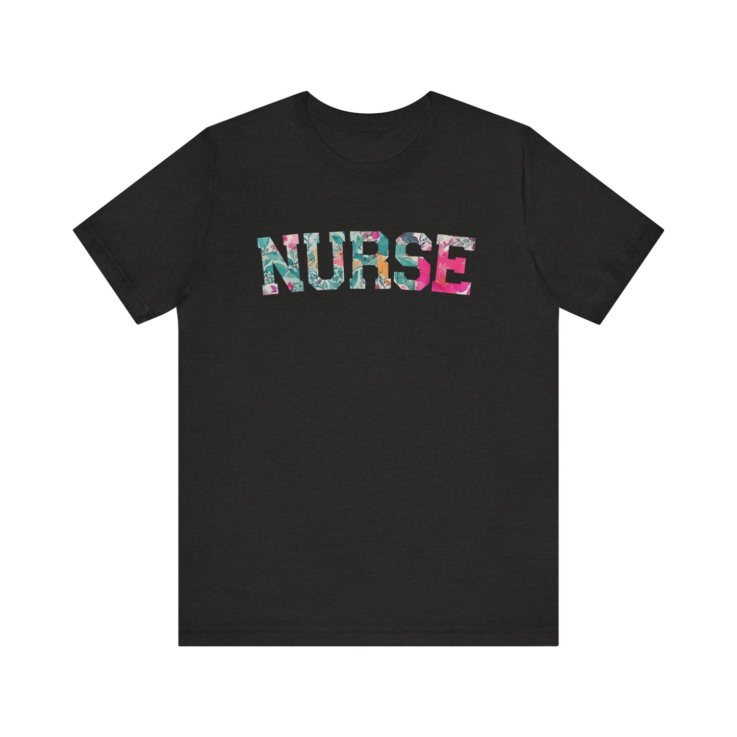 Nurse Floral Tee - Short Sleeve