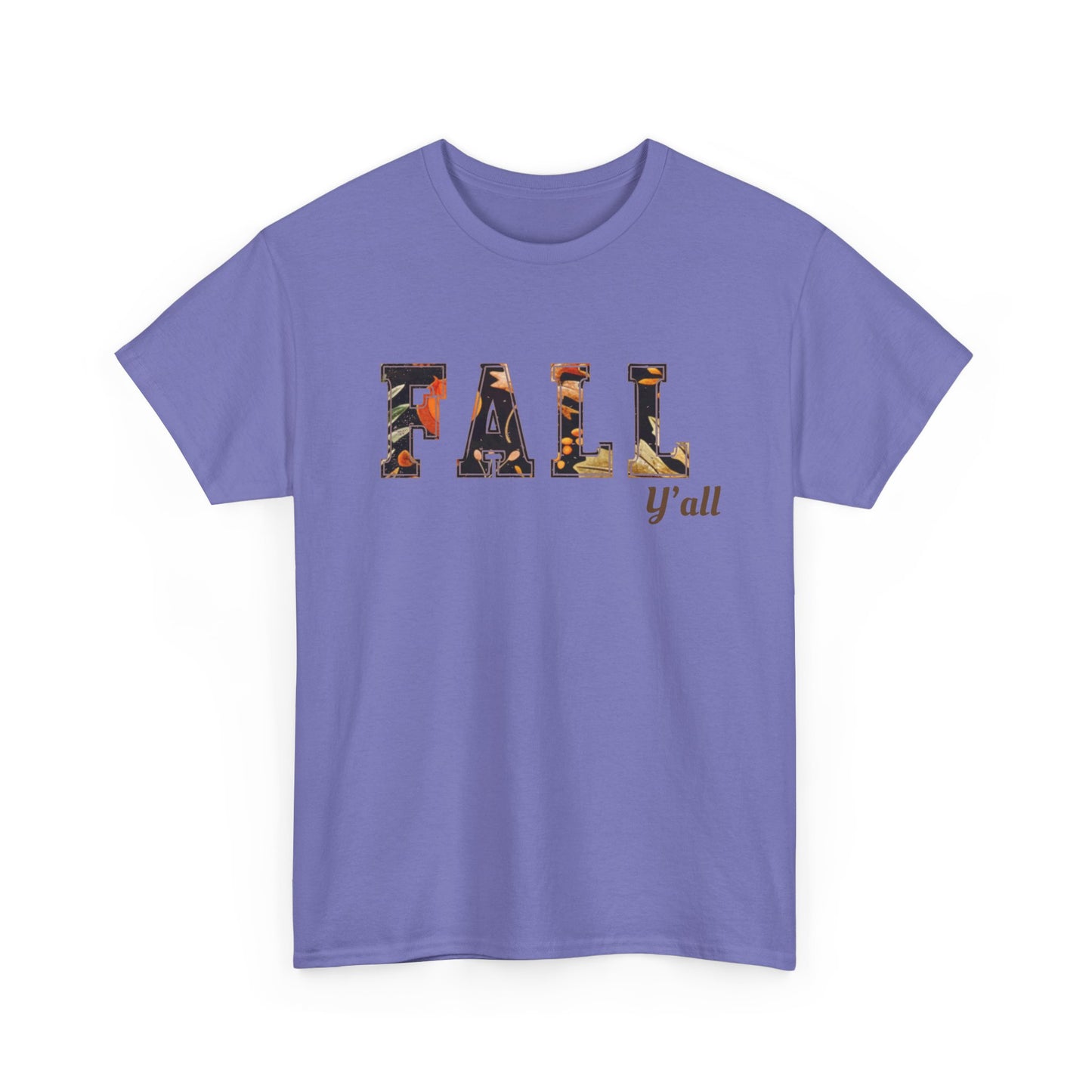 Autumn Vibes Unisex Heavy Cotton Tee - Fall Y'all Shirt, Casual Wear, Seasonal Tee