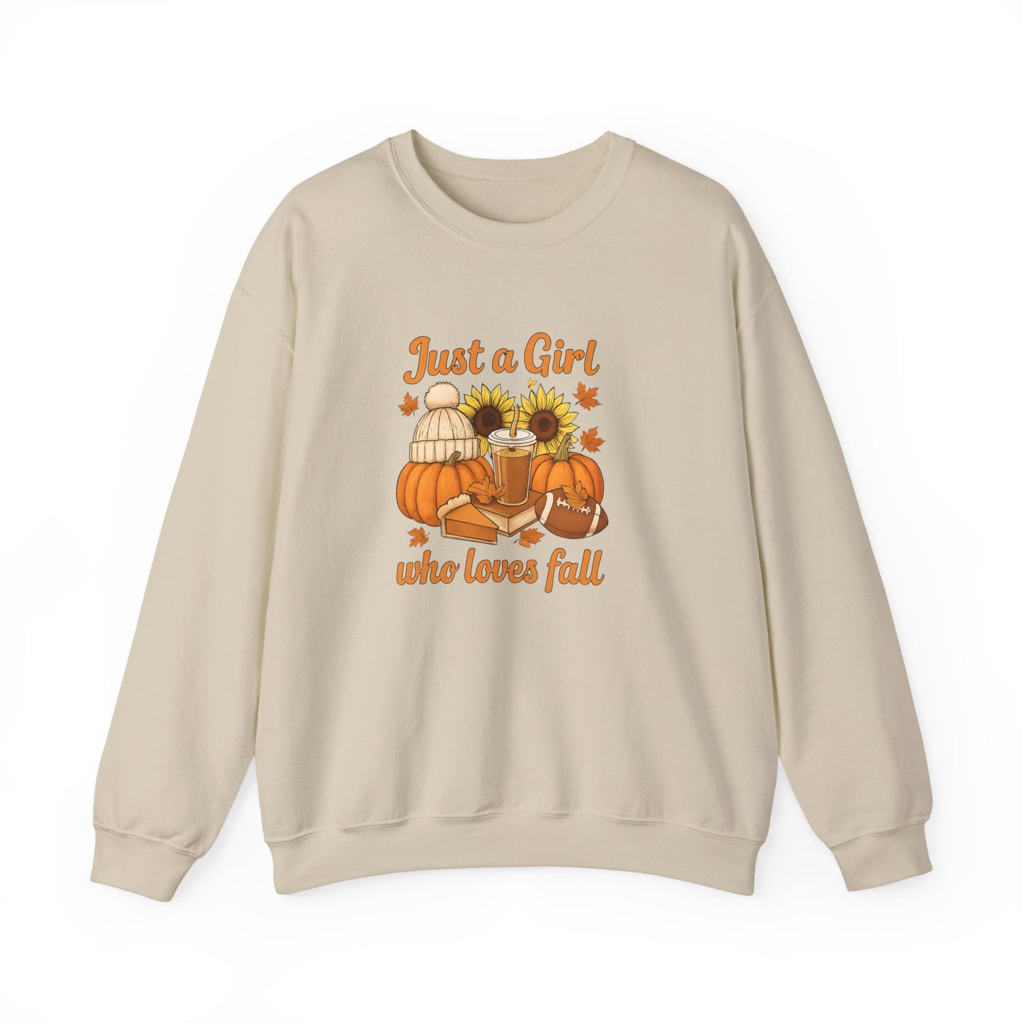 Fall Sweatshirt - Just a Girl Who Loves Fall