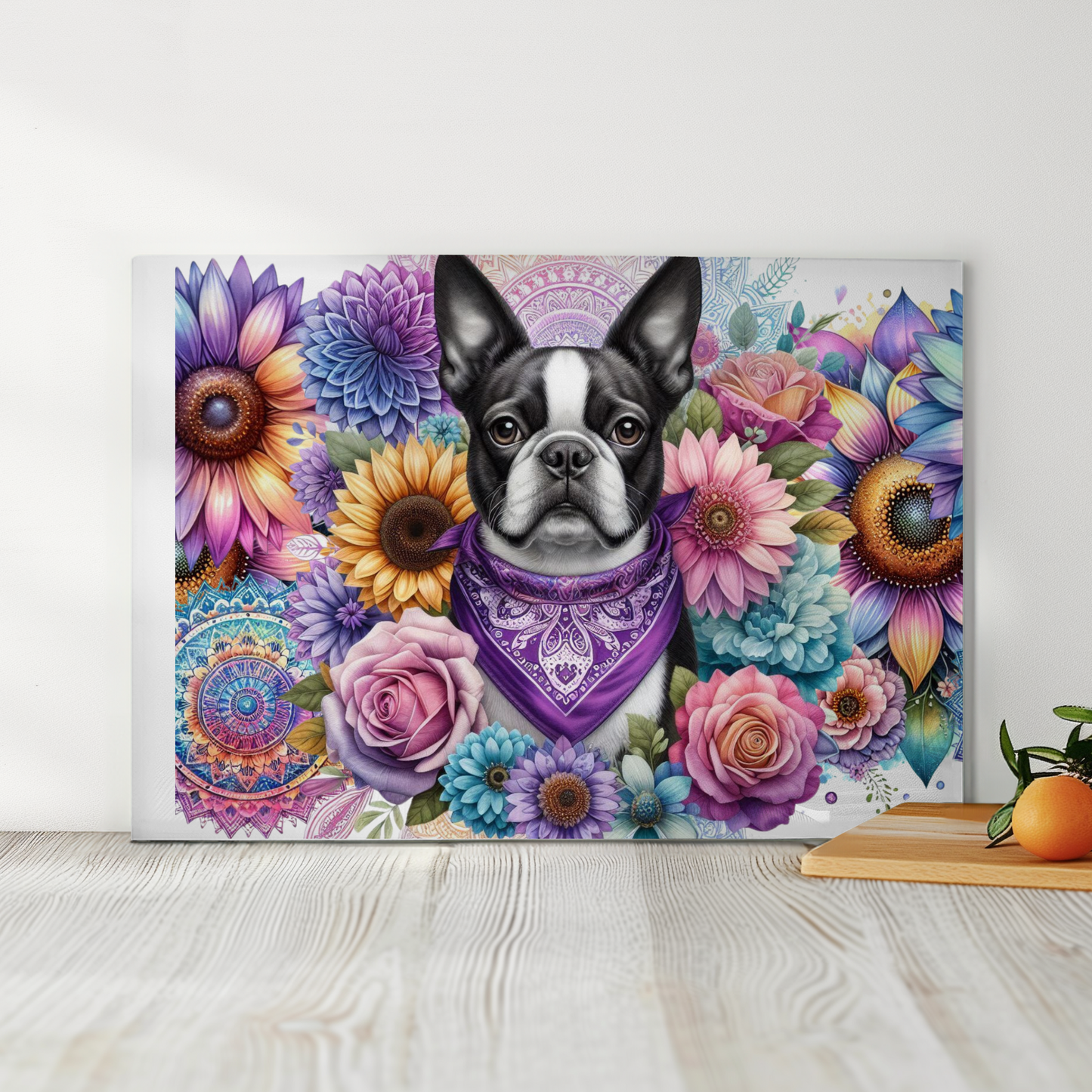 Boston Terrier Cutting Board