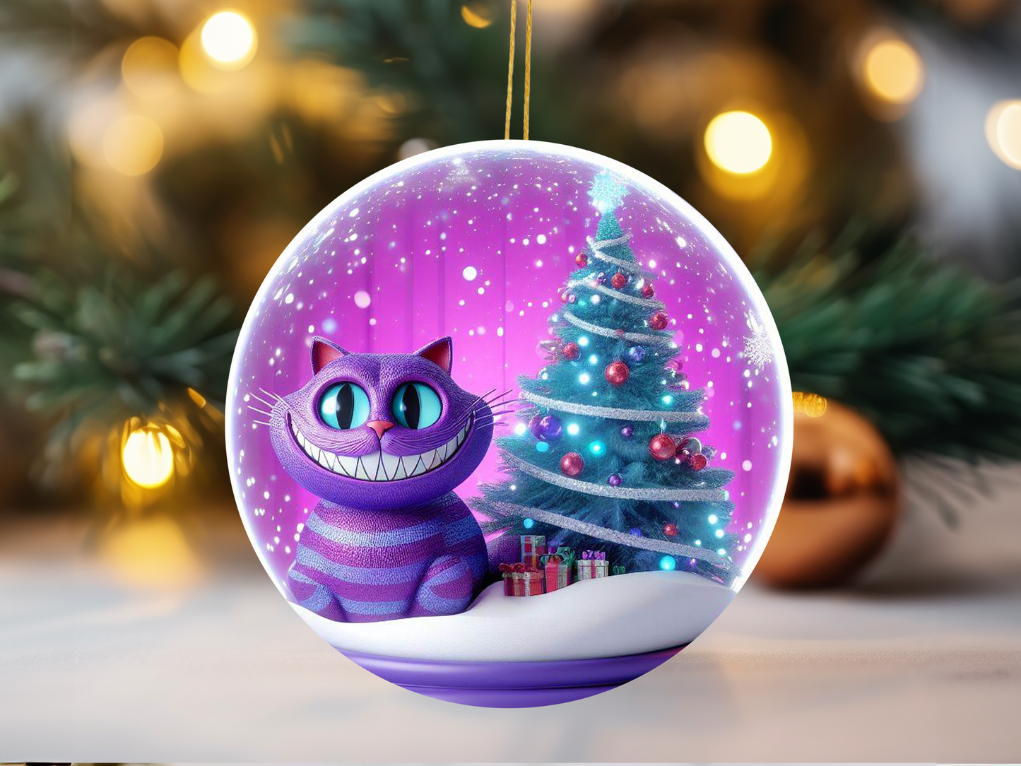 Cheshire Cat Ornament