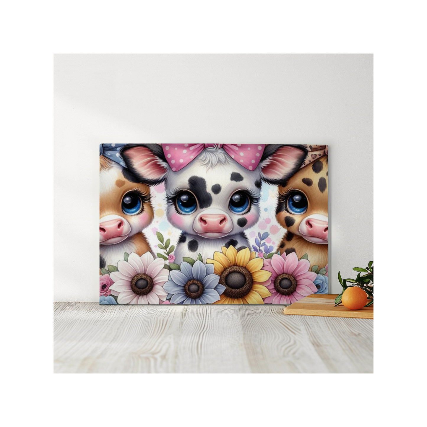 Cute Cow Cutting Board