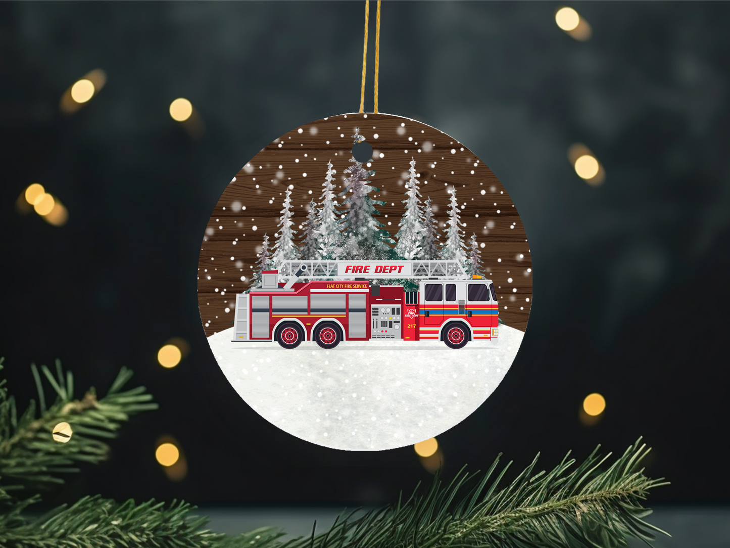 Fire Truck ( Can Be Personalized With A Name)
