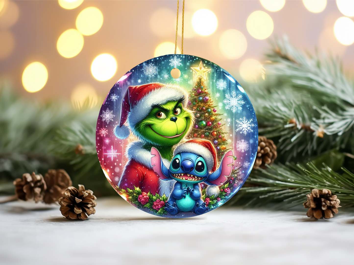 Grinch With Stitch