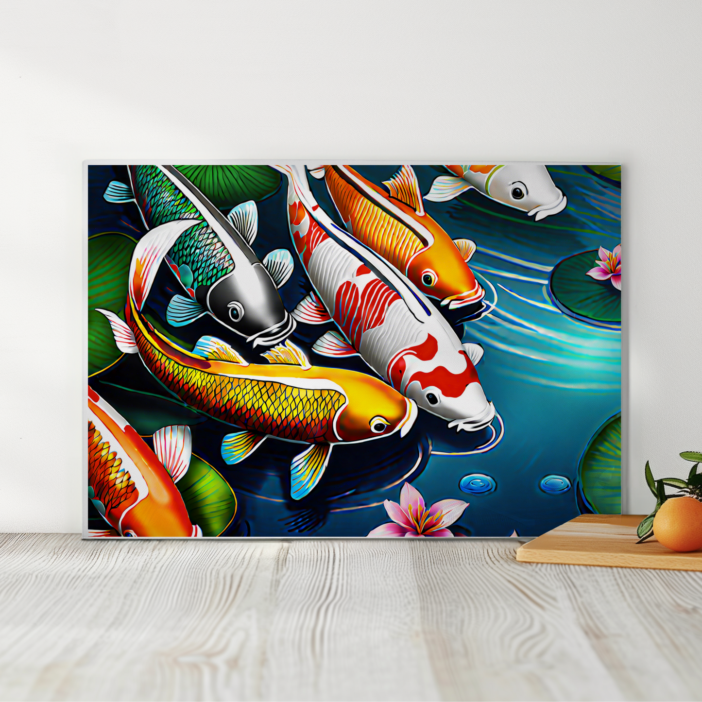 Koi Cutting Board