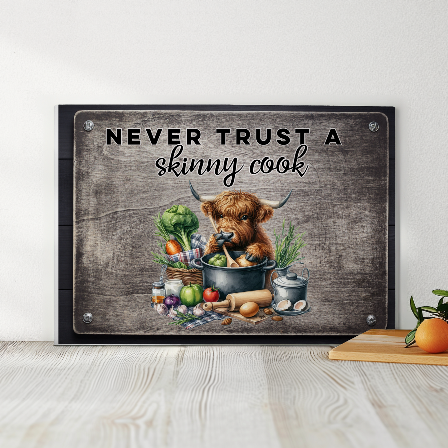 Never Trust a Skinny Cook