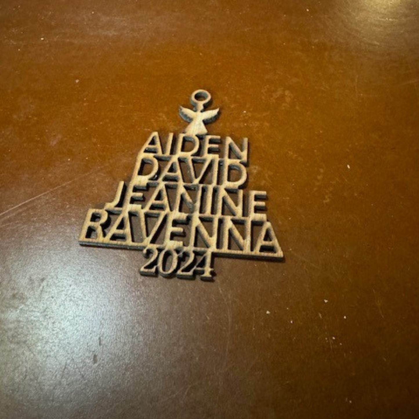Personalized Family Name Christmas Tree