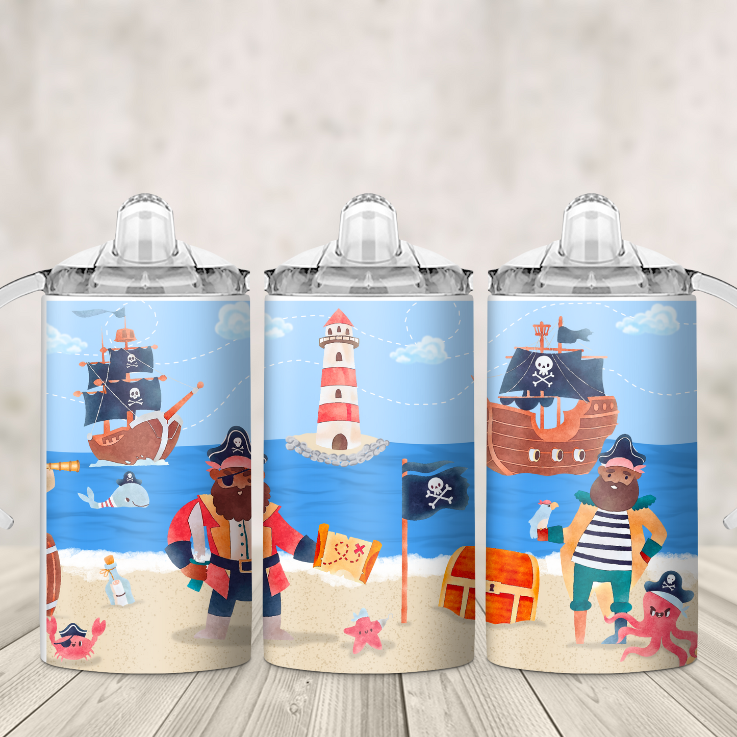 Pirate Sippy Cup Tumbler