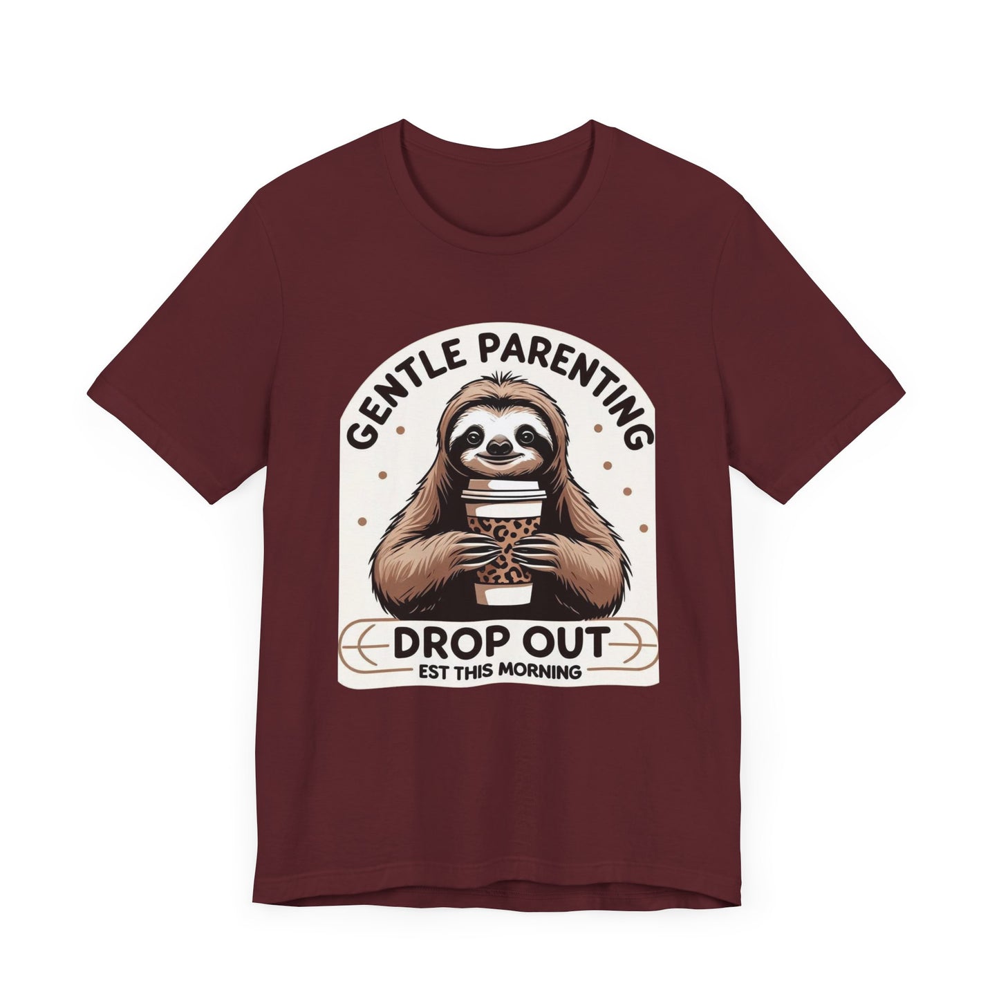 Gentle Parenting Sloth Tee, Unisex T-Shirt for Parents,  Gentle Parent Humor Shirt, Funny Parenting Apparel, Parenting Gift