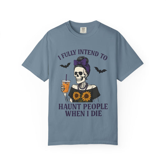 Halloween Skeleton T-shirt, Funny Spooky Tee, Unisex Graphic Shirt, Perfect for Fall Celebrations, Unique Gift for Halloween Lovers