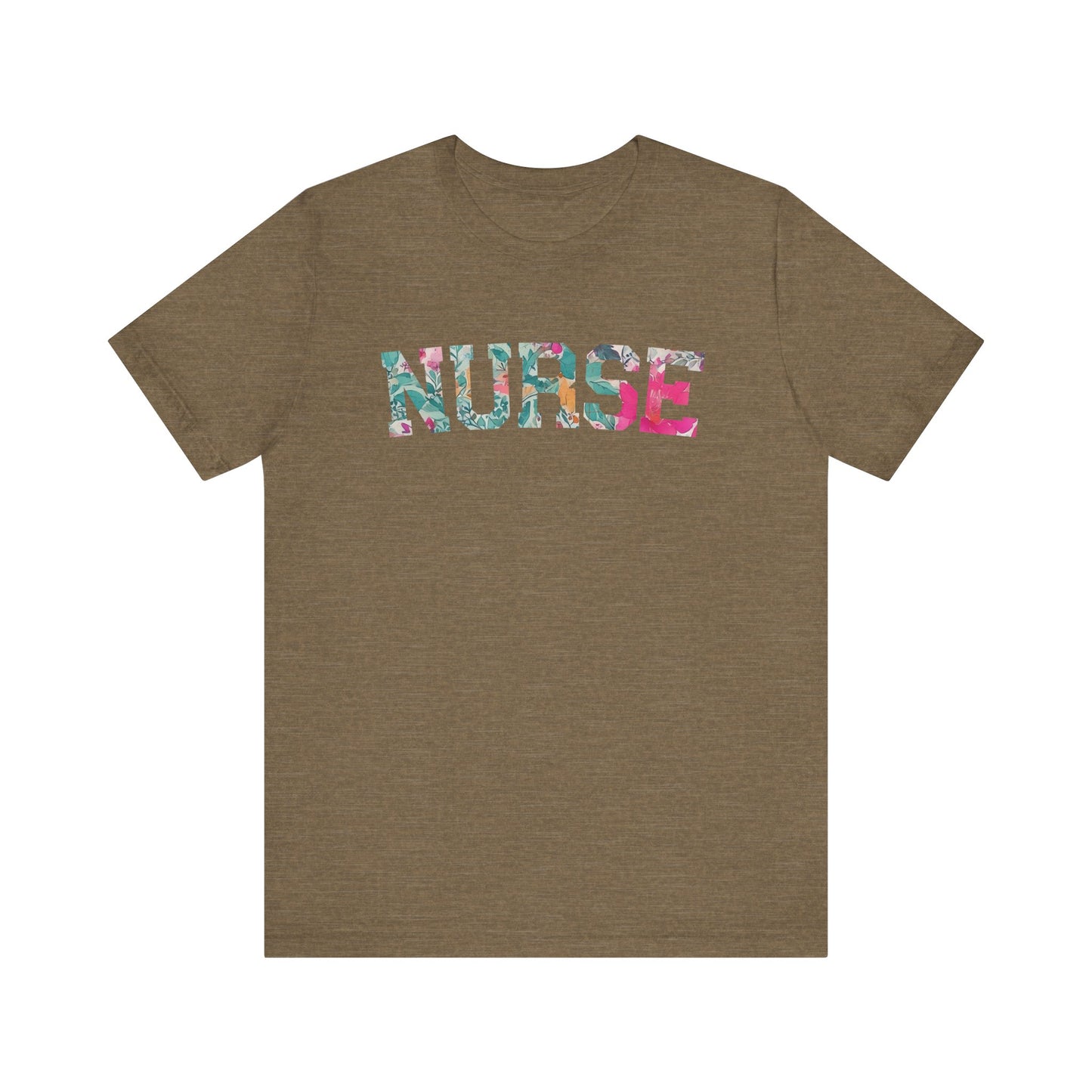 Nurse Floral Tee - Short Sleeve