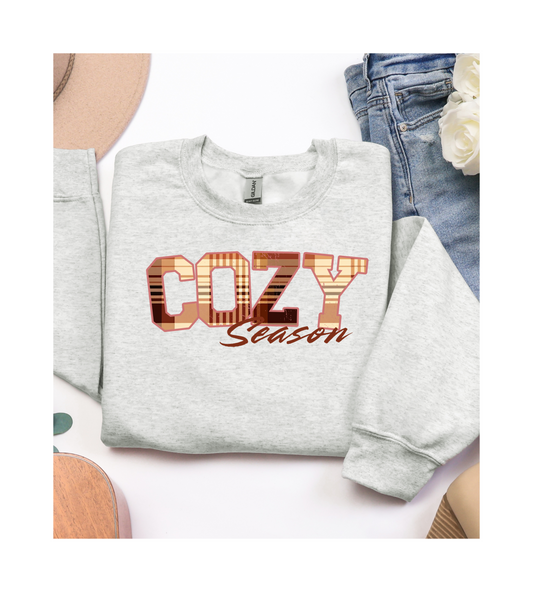 Cozy Season Crewneck Sweatshirt - Fall Weather Vibes