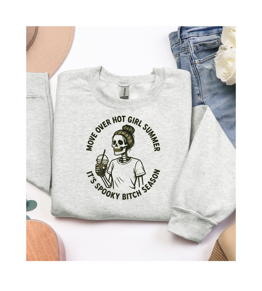 Move Over Hot Girl Summer, Unisex Halloween Pullover, Cozy Fall Apparel, Casual Gifts, Sweatshirt [...]