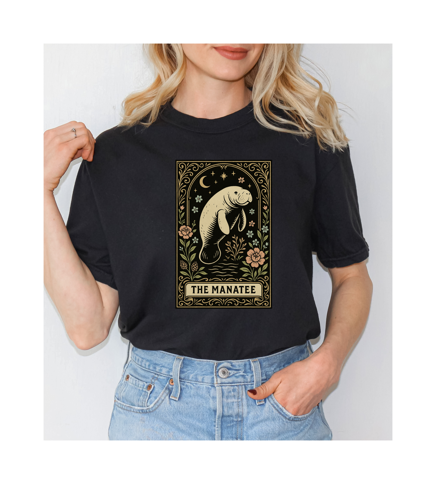 Manatee Graphic Tee - Ocean Lover's T-Shirt, Eco-Friendly Gift, Beach Vibes, Animal Awareness, Casual Everyday Wear