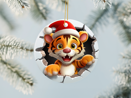 3D Tiger Ornament