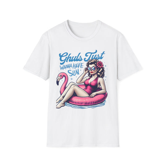 Ghuls Just Wanna have Fun Unisex T-Shirt, Summerween Halloween Shirt