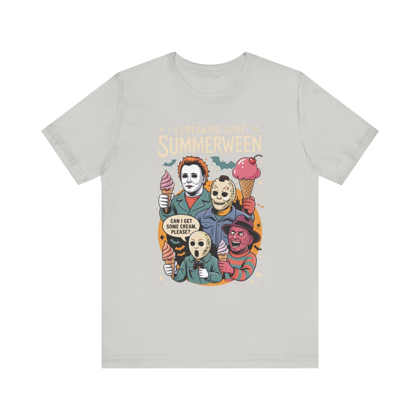 Spooky Summerween Tee, Halloween Shirt, Horror Movie Fan Tee, Summer Celebration T-Shirt, Unisex Graphic Tee