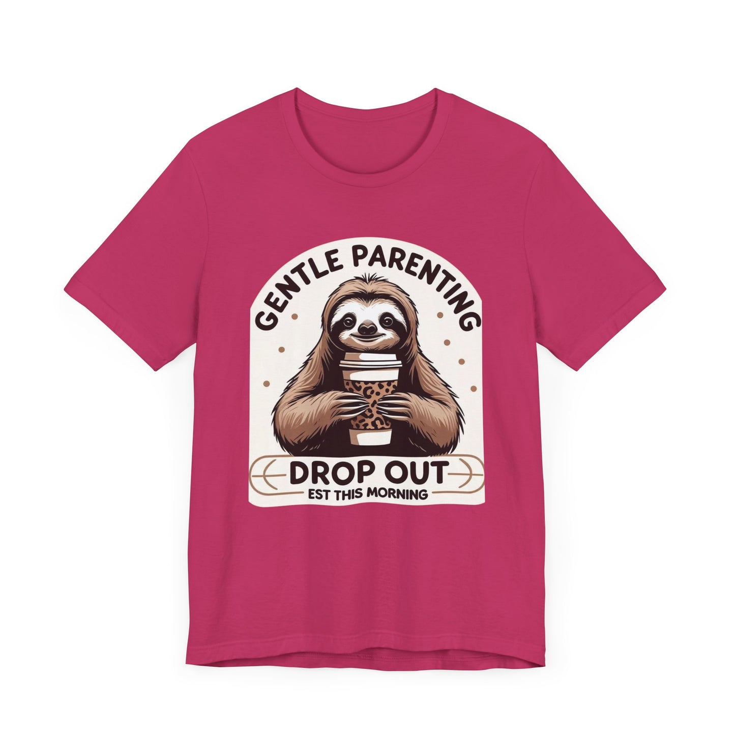 Gentle Parenting Sloth Tee, Unisex T-Shirt for Parents,  Gentle Parent Humor Shirt, Funny Parenting Apparel, Parenting Gift