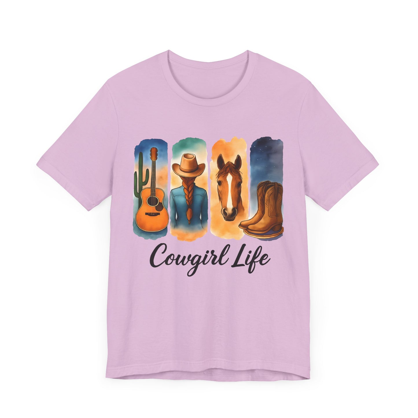 Cowgirl Life  - Western Style Shirt, Cowboy Aesthetic Apparel, Country Music Tee, Gift for Cowgirls, Farm Lover T-Shirt