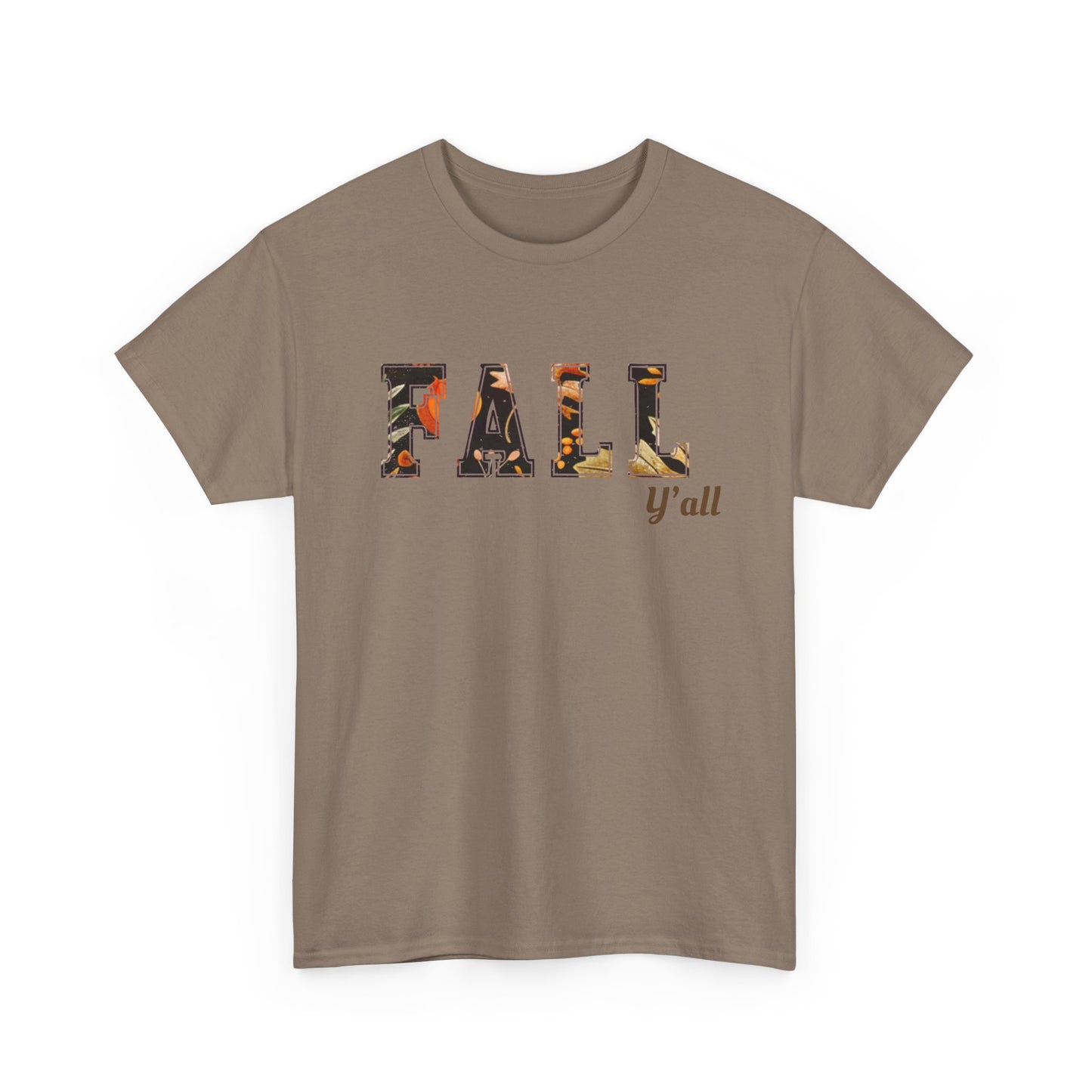 Autumn Vibes Unisex Heavy Cotton Tee - Fall Y'all Shirt, Casual Wear, Seasonal Tee
