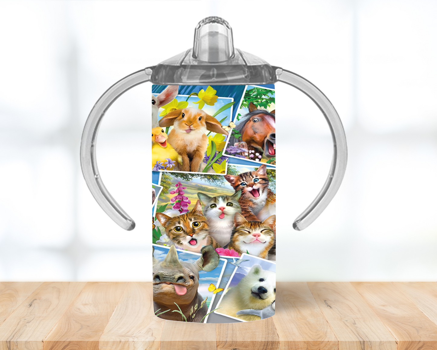 Animal Selfie Sippy Cup/Tumbler