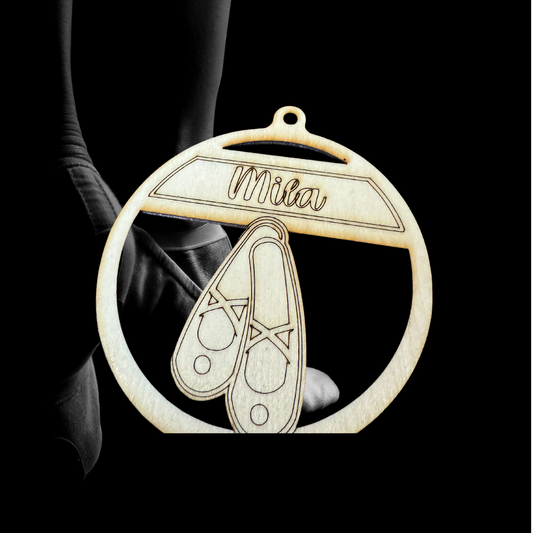 Personalized Ballet Ornament