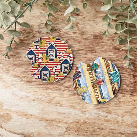 Beach House Car Coasters