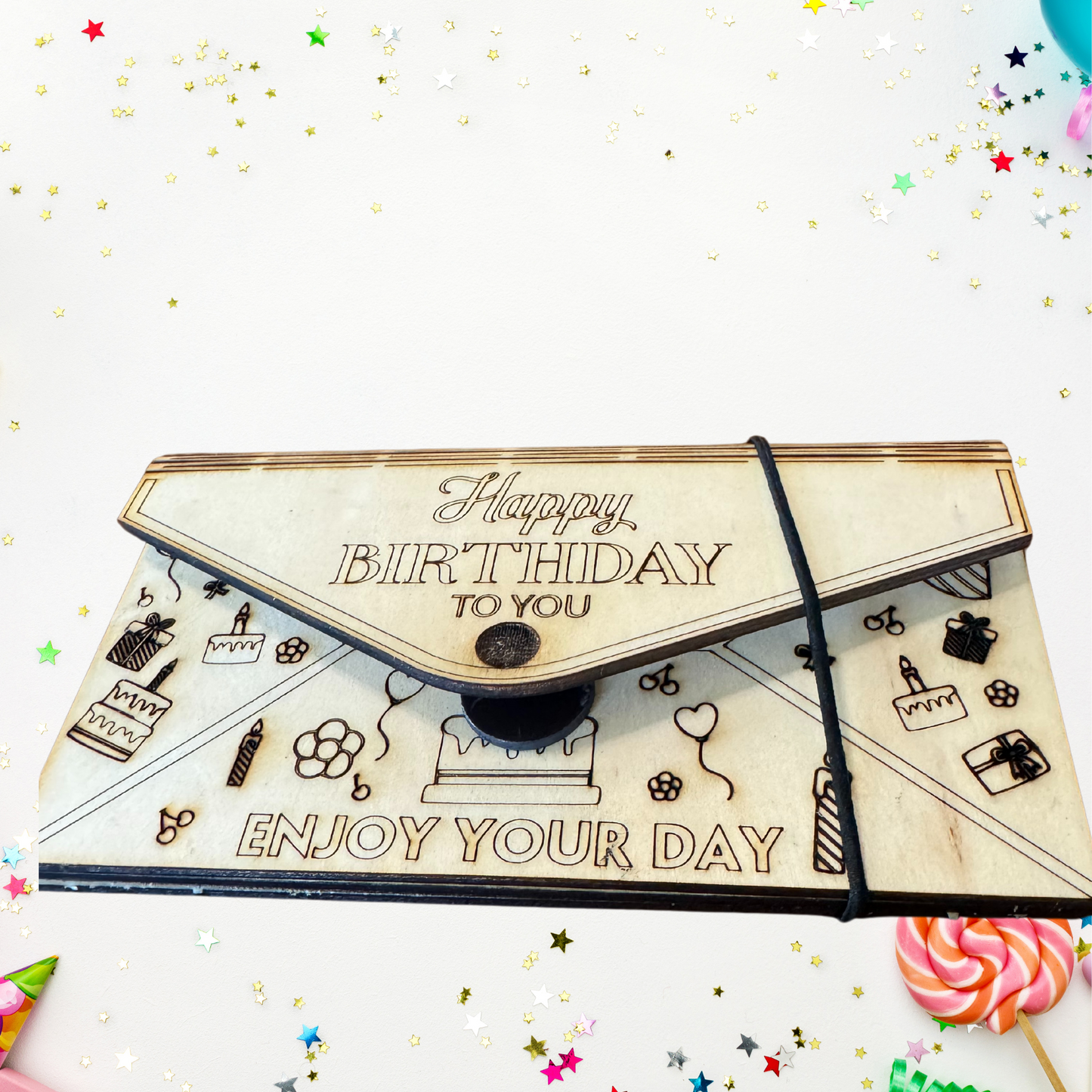 Happy Birthday Gift Card Holder Version 1