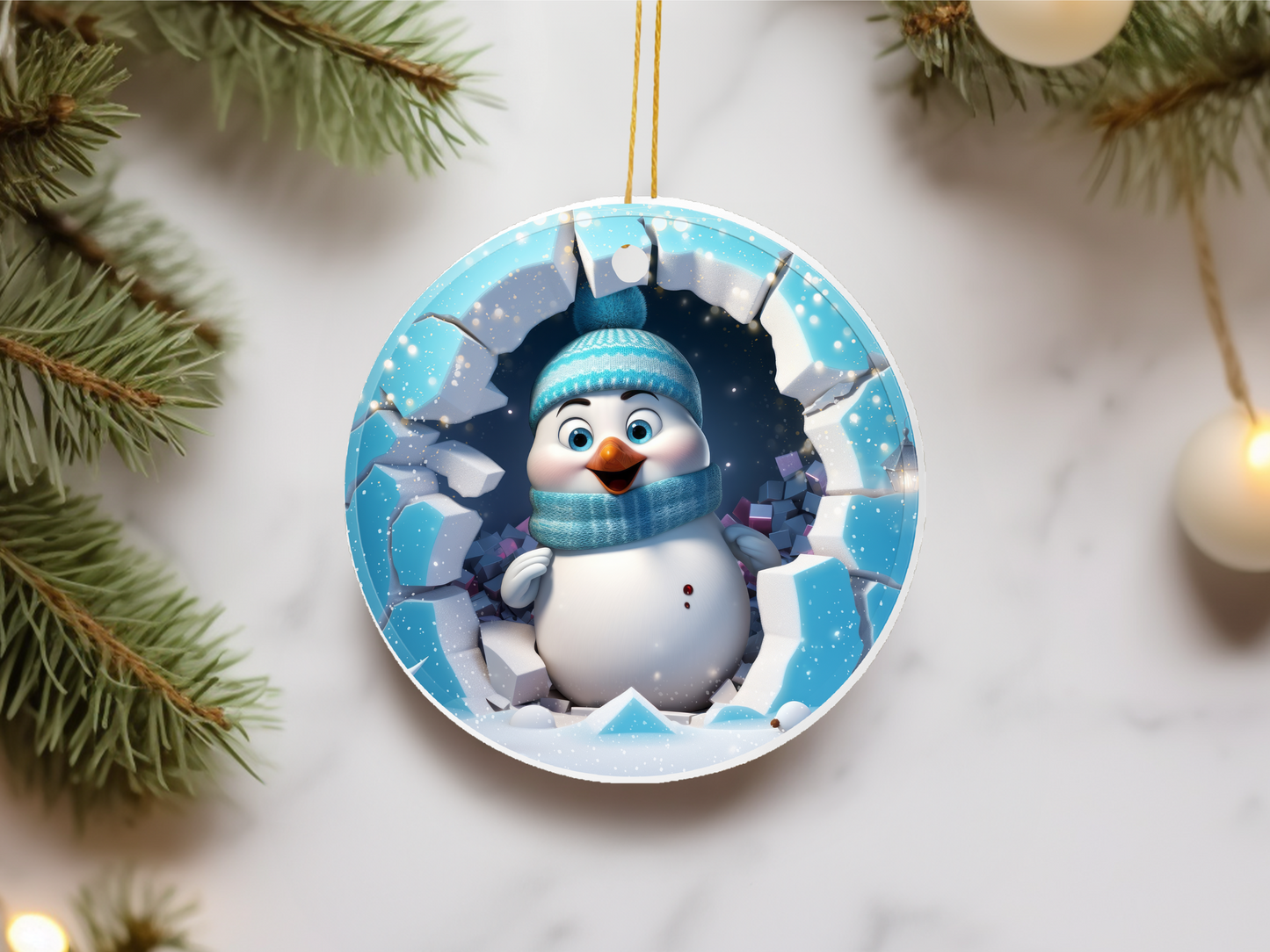 3D Penguin Ornament