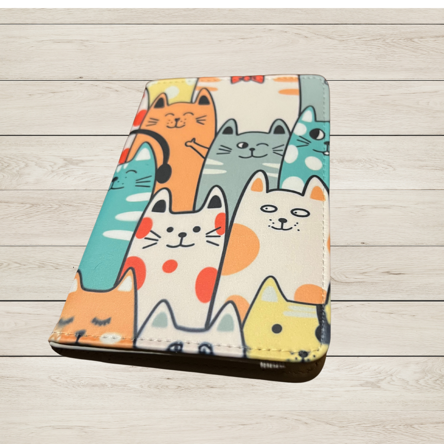 Cartoon Cat Passport Cover