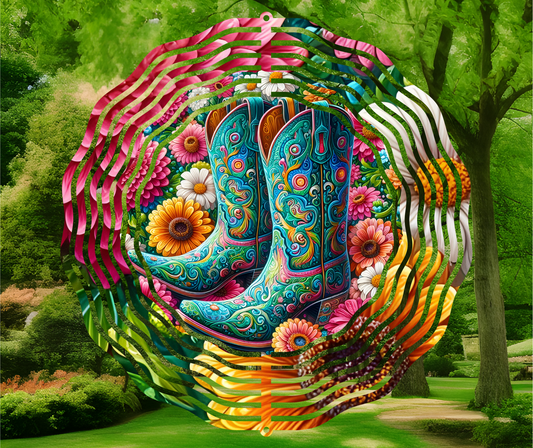 Cowboy Boots and Sunflowers