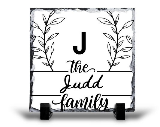 Custom Family Monogram Sign