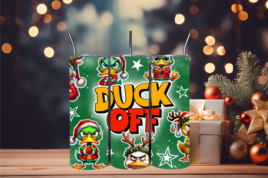 Duck Off Christmas Tumbler