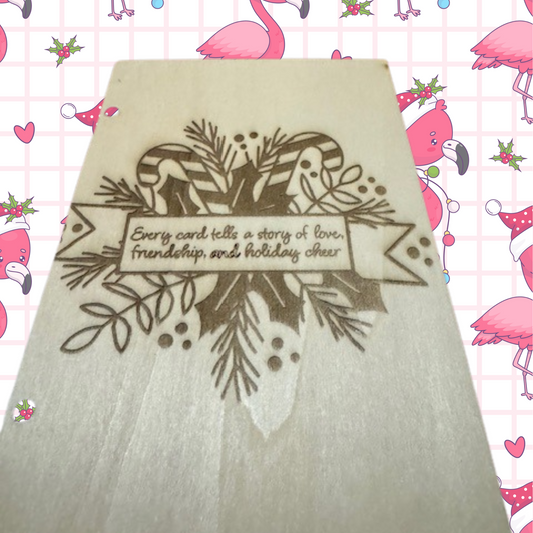 Every Card Tells A Story Christmas Card Holder