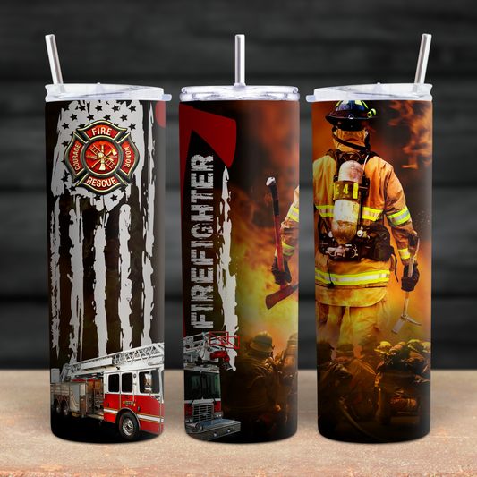 Firefighter Tumbler