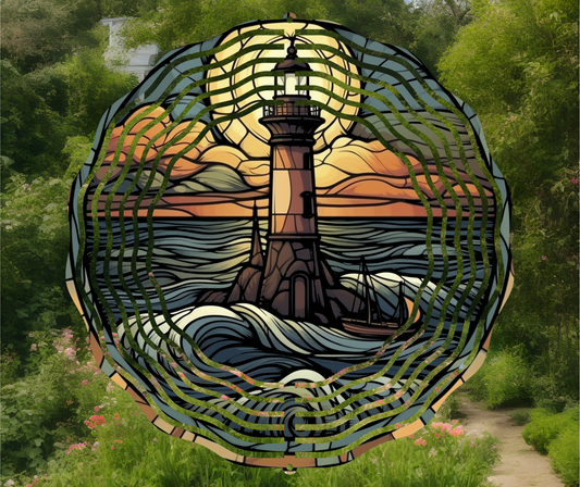 Light House Wind Spinner