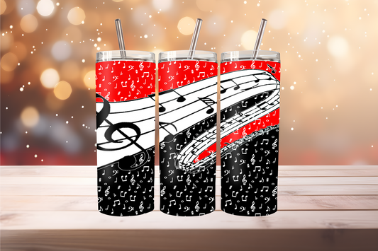 Music Notes Tumbler