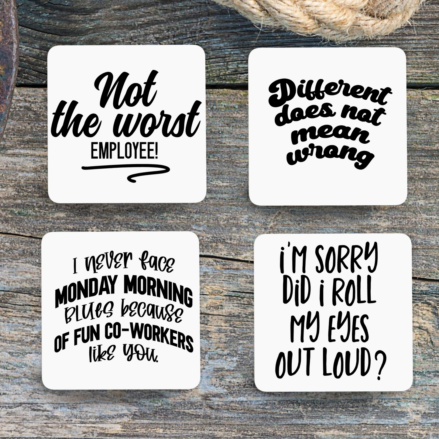 Funny Office Coasters