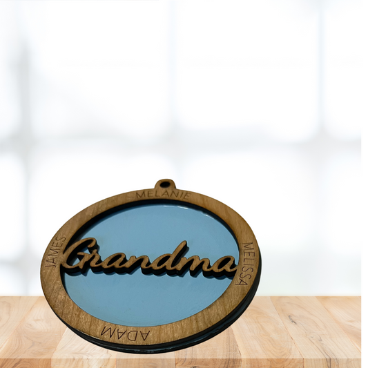 Personalized  Wood Ornament