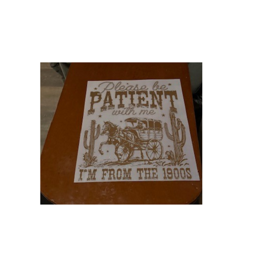 Please Be Patient With Me I'm From The 1900's