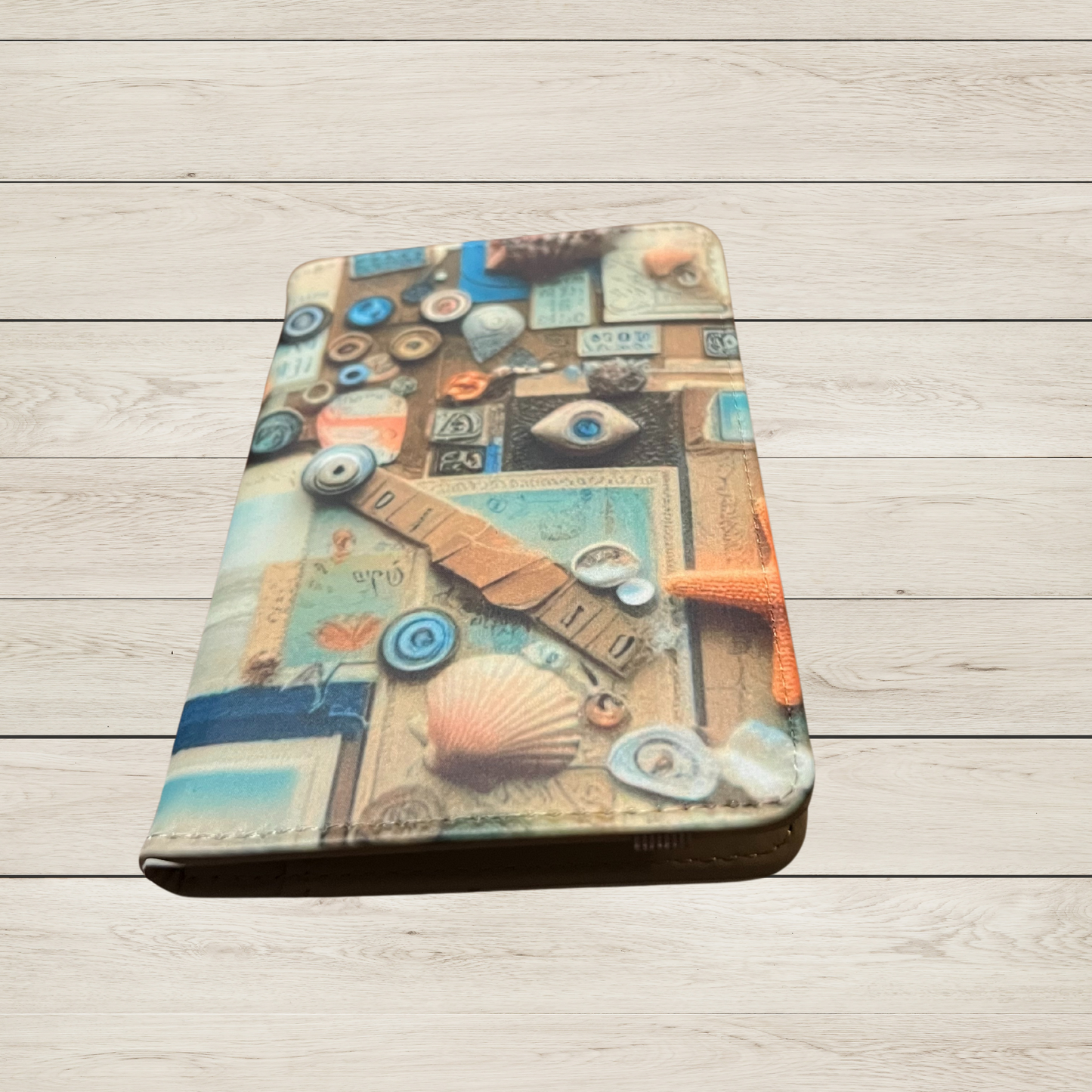 Sea Shell Themed Passport Cover