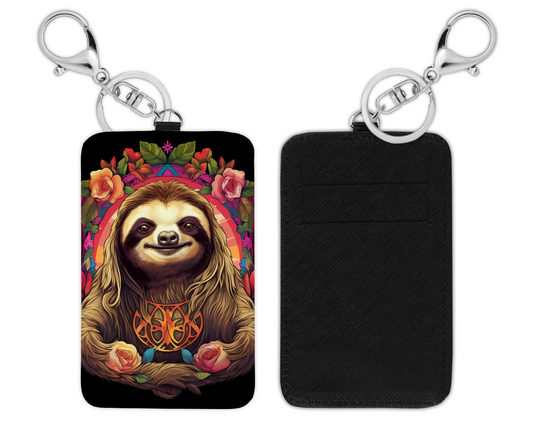 Peace Loving Sloth Card Holder