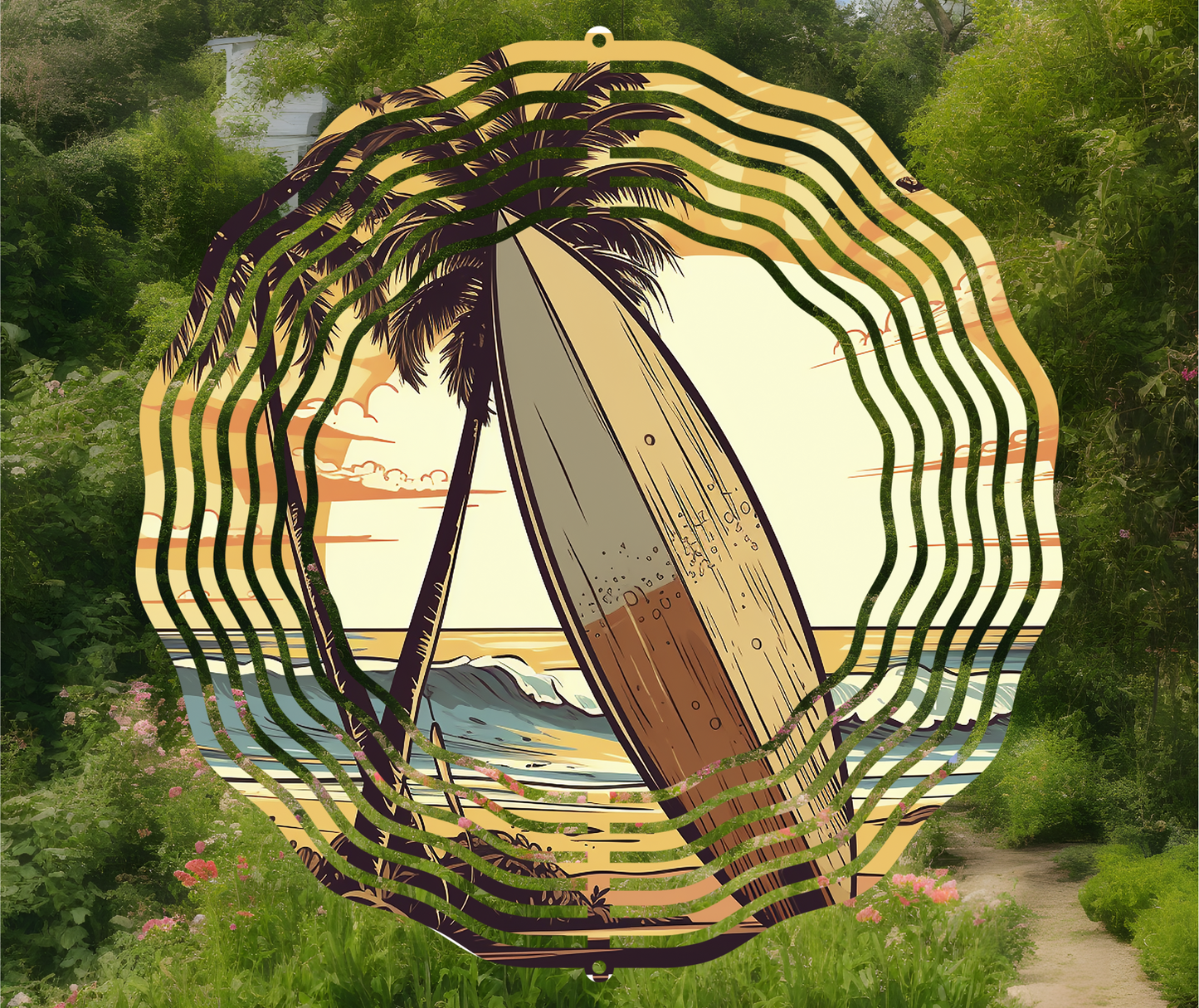 Surfboard Wind Spinner