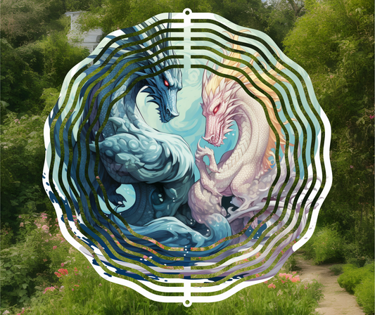 Ying and Yang Dragons