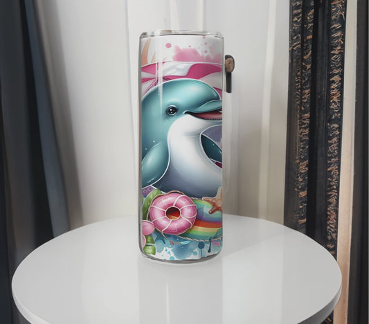 Summer Dolphin Tumbler
